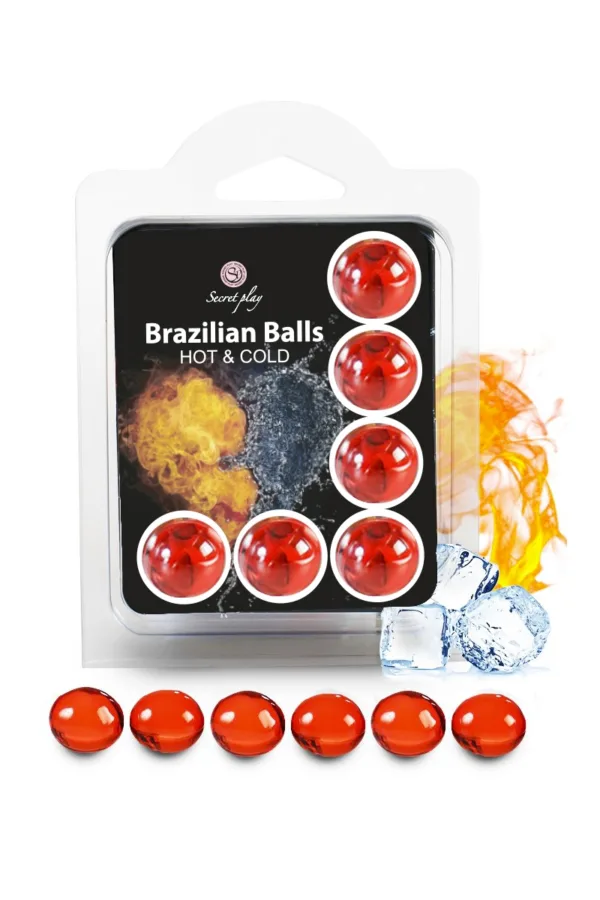 6 Brazillian balls effet chaud & froid - 94edenstreet.com - sexshop en ligne