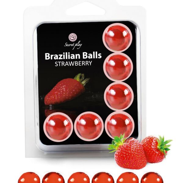 6 Brazilian Balls – fraise