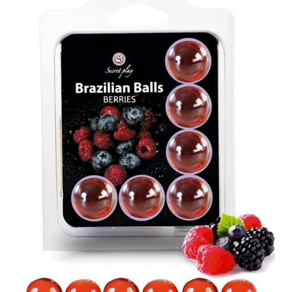 6 Brazilian Balls – baies rouges