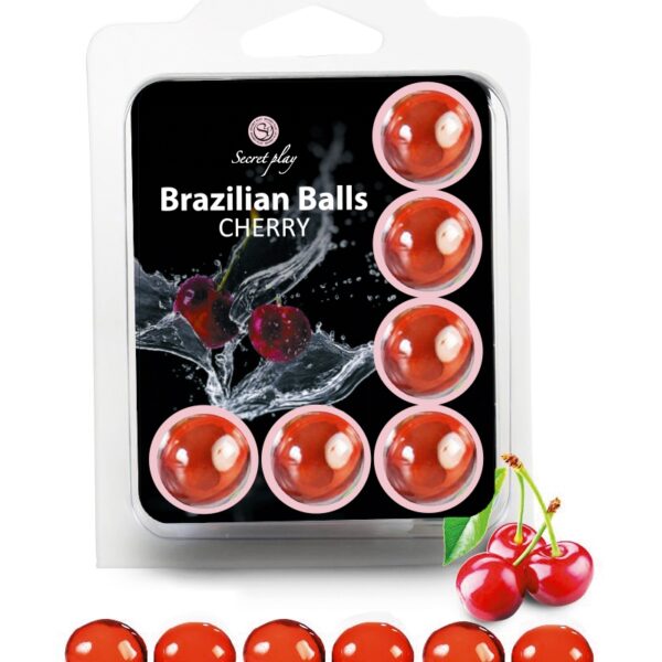 6 Brazilian Balls – cerise