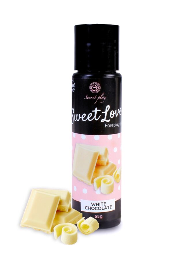 Lubrifiant comestible chocolat blanc – 60ml - 94edenstreet.com - sexshop en ligne