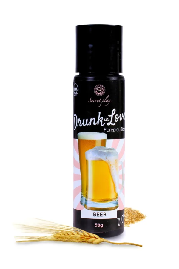 Lubrifiant arôme bière – 60 ml - 94edenstreet.com - sexshop en ligne