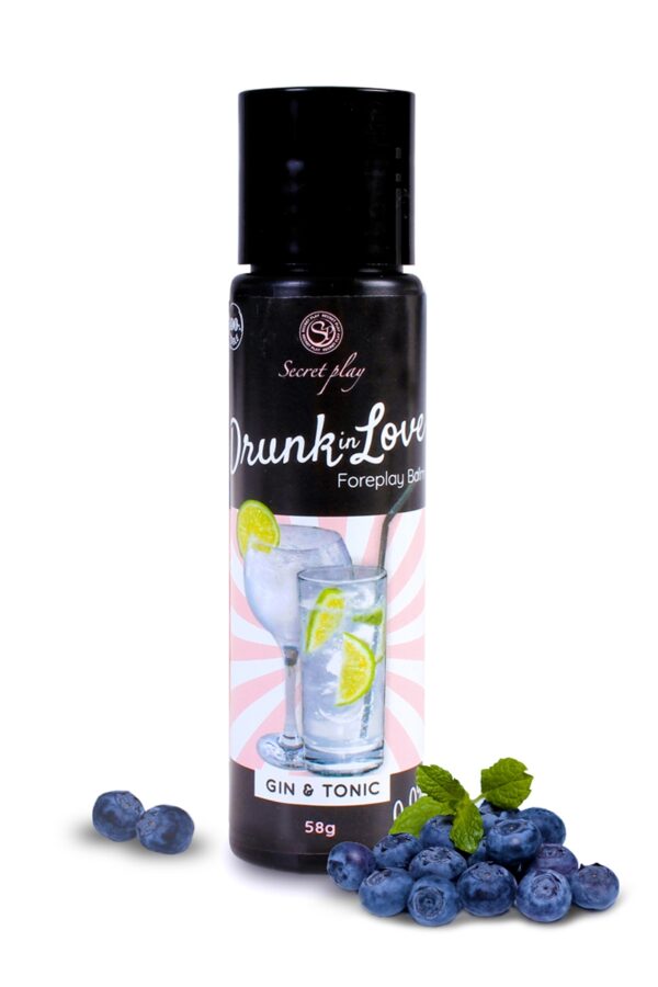 Lubrifiant arôme gin tonic – 60 ml - 94edenstreet.com - sexshop en ligne