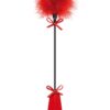 Tapette à pompon rouge – Sweet Caress - 94edenstreet.com - sexshop en ligne