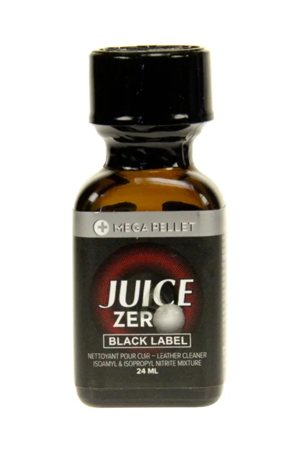 Poppers Juice Zero Black Label 24 ml - 94edenstreet.com - sexshop en ligne