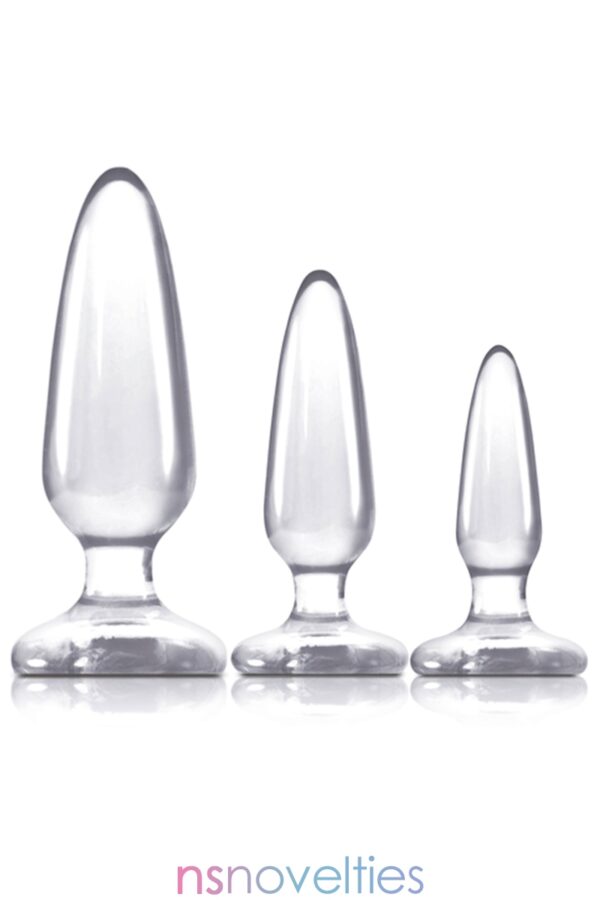 Kit d’entrainement anal Jelly Rancher Transparent - 94edenstreet.com - sexshop en ligne