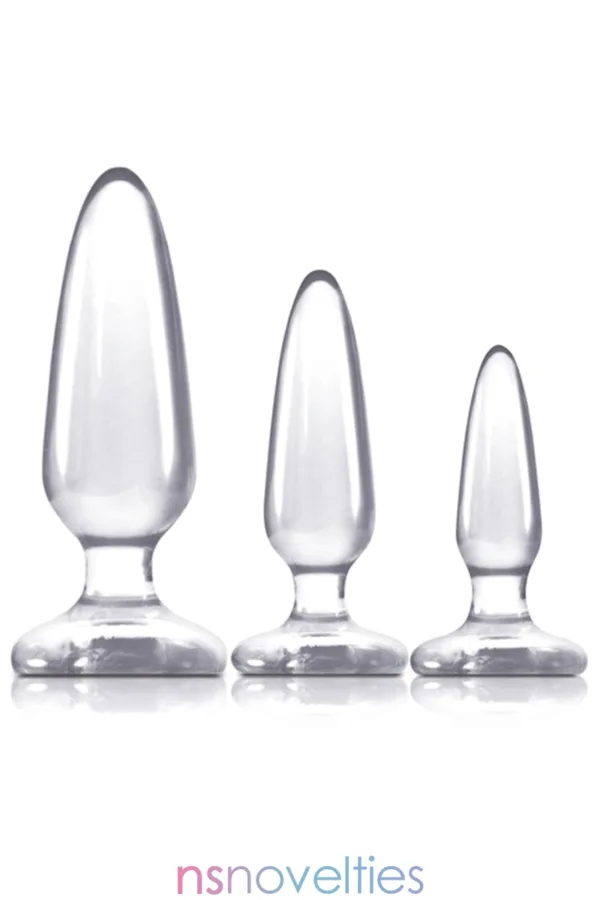 Kit d’entrainement anal Jelly Rancher Transparent - 94edenstreet.com - sexshop en ligne