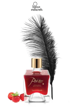 Peinture de corps Poême fraise - 94edenstreet.com - sexshop en ligne