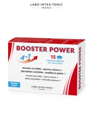 Aphrodisiaque masculin Booster Power (15 comprimés) - 94edenstreet.com - sexshop en ligne