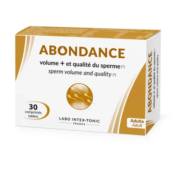 Abondance – Amélioration du sperme (30 comprimés)