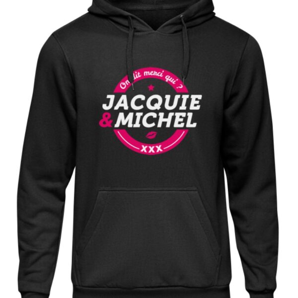 Sweat à capuche J&M logo rond