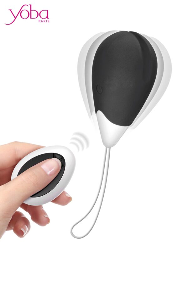Oeuf vibrant Love Egg 2 noir – Yoba - 94edenstreet.com - sexshop en ligne