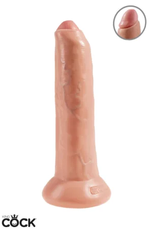Gode 23,5 cm avec prépuce – King Cock - 94edenstreet.com - sexshop en ligne