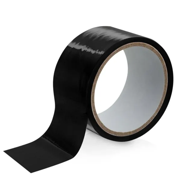 Ruban de soumission noir 15m – Fétish Tentation