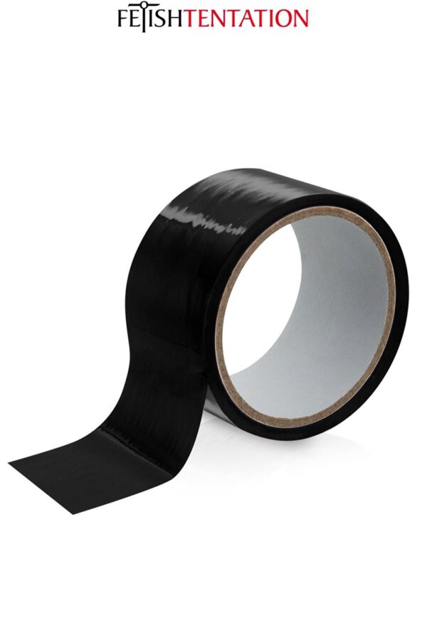 Ruban de soumission noir 15m – Fétish Tentation - 94edenstreet.com - sexshop en ligne