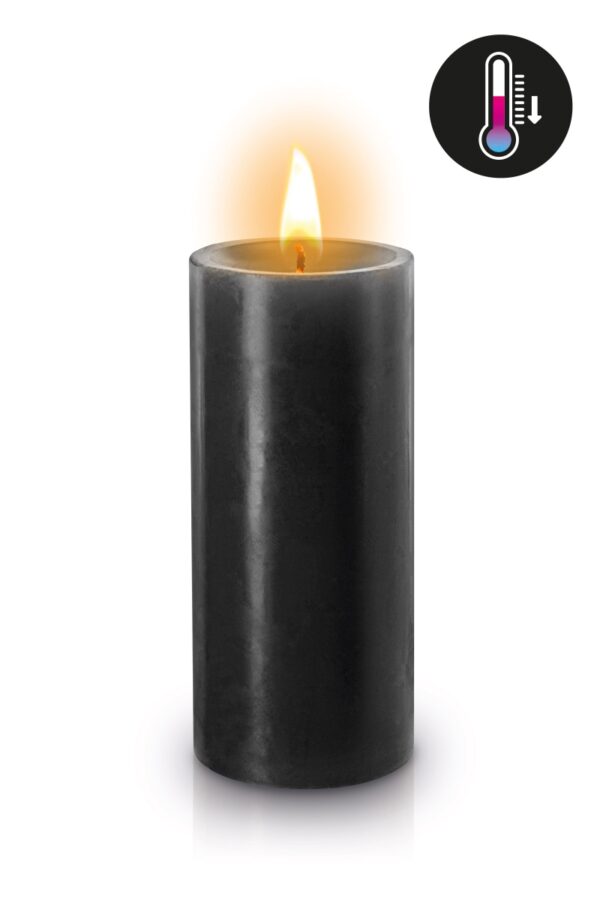 Bougie basse température noire - 94edenstreet.com - sexshop en ligne