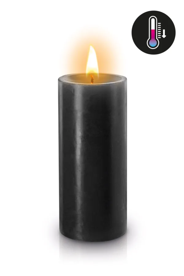 Bougie basse température noire - 94edenstreet.com - sexshop en ligne