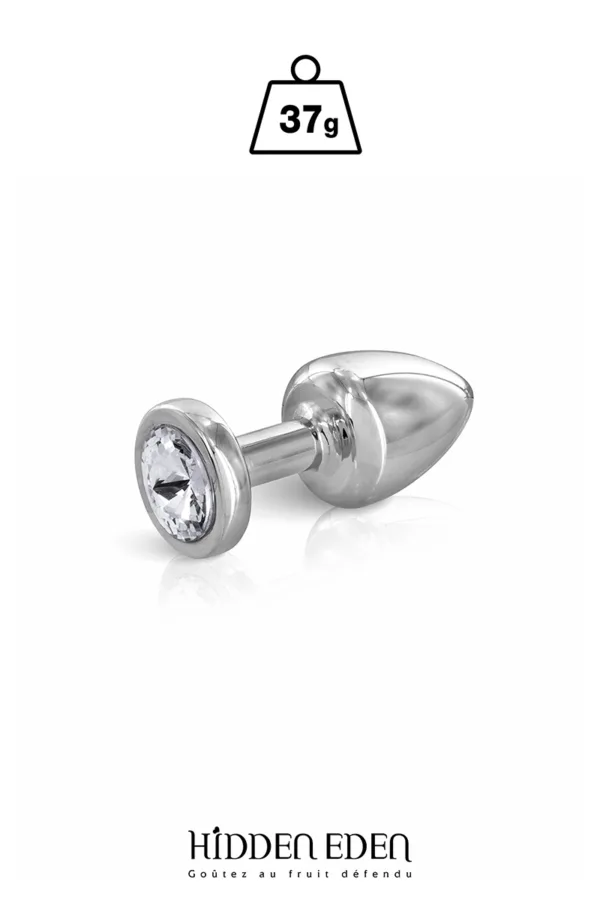 Plug bijou aluminium XS – Hidden Eden - 94edenstreet.com - sexshop en ligne