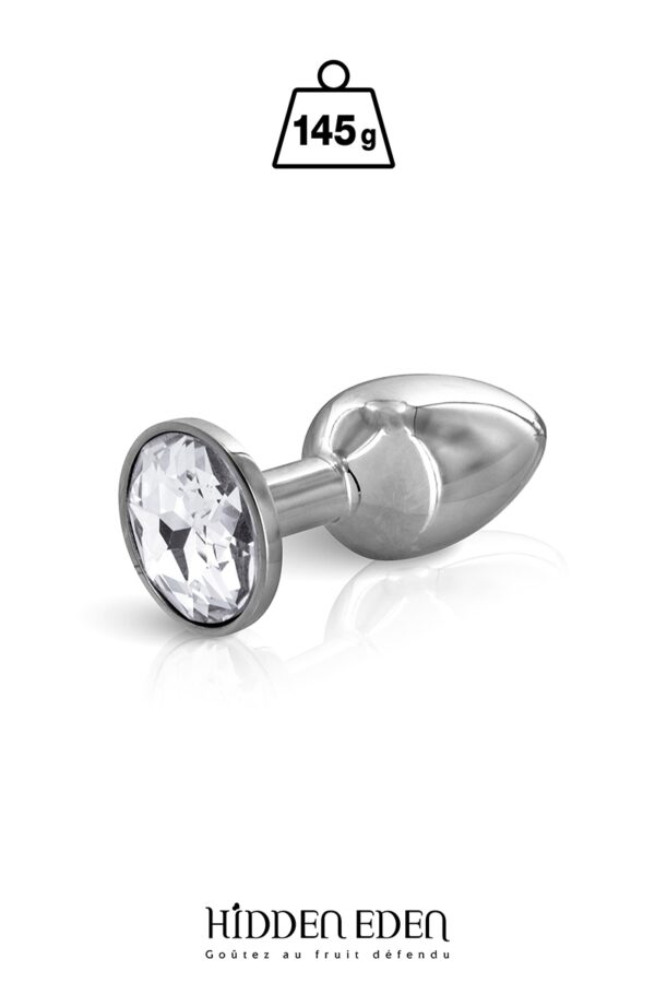 Plug bijou acier S – Hidden Eden - 94edenstreet.com - sexshop en ligne
