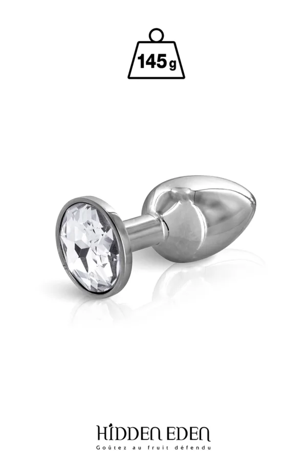 Plug bijou acier S – Hidden Eden - 94edenstreet.com - sexshop en ligne