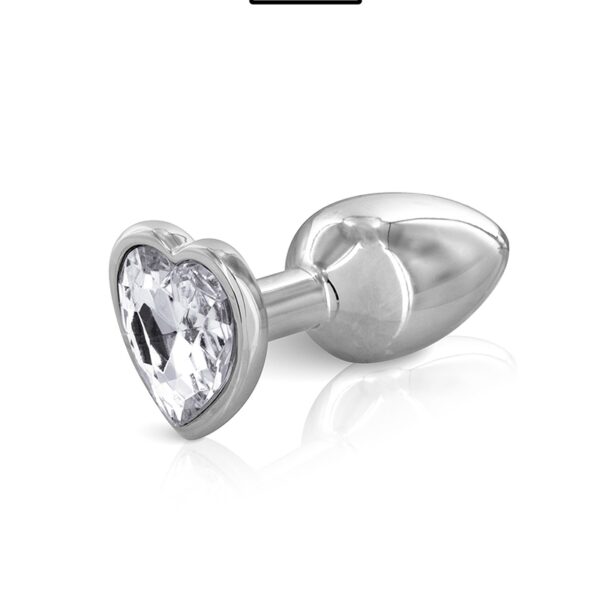 Plug bijou coeur aluminium S – Hidden Eden