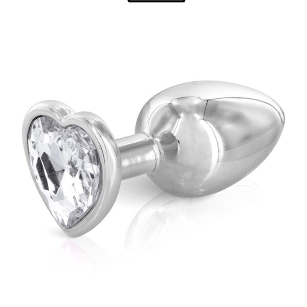 Plug bijou coeur aluminium M – Hidden Eden