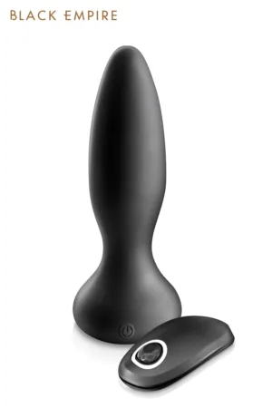 Plug anal va-et-vient télécommandé – Black Empire - 94edenstreet.com - sexshop en ligne