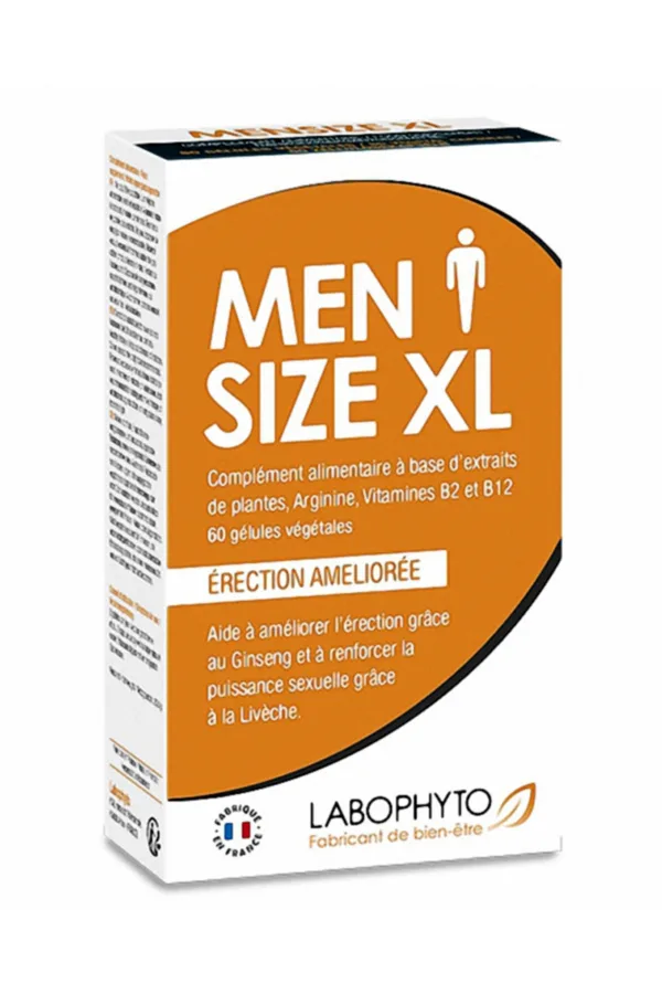 Men Size XL (60 gélules) - 94edenstreet.com - sexshop en ligne