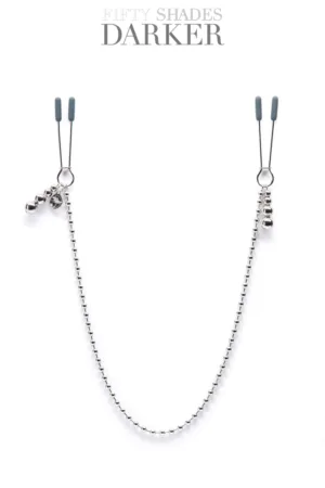 pinces à tétons avec chaine – Fifty shades darker - 94edenstreet.com - sexshop en ligne
