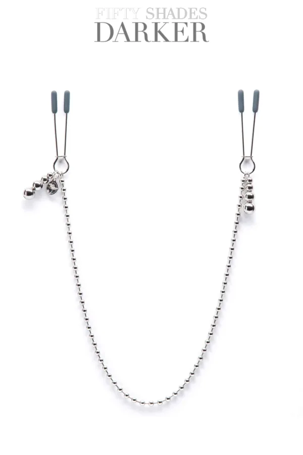 pinces à tétons avec chaine – Fifty shades darker - 94edenstreet.com - sexshop en ligne