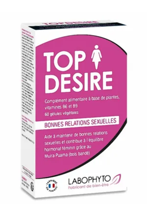 TopDesire Femme (60 gélules) – Labophyto - 94edenstreet.com - sexshop en ligne