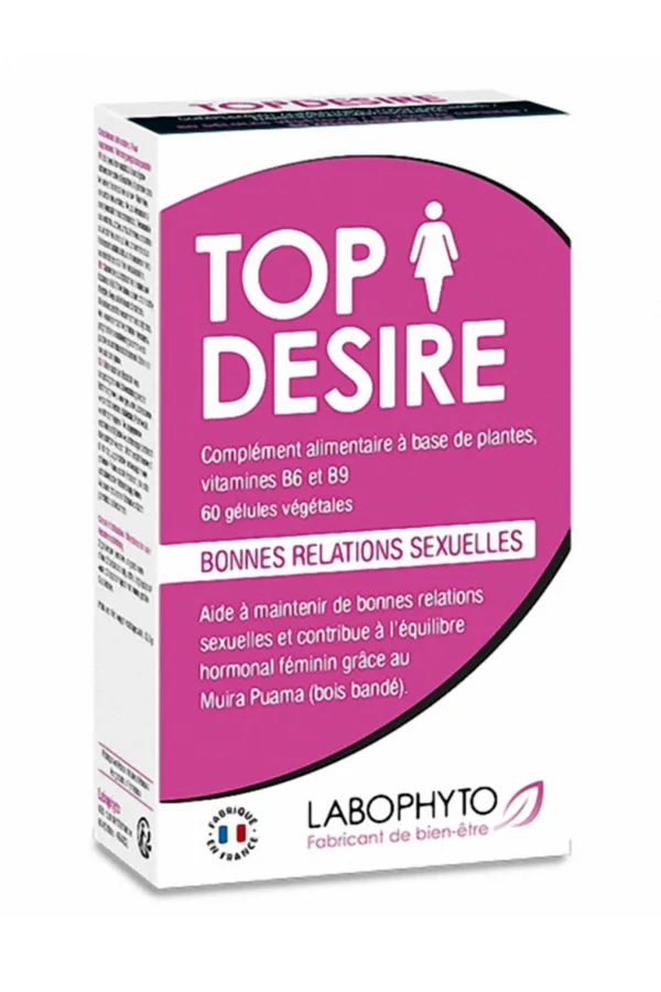 TopDesire Femme (60 gélules) – Labophyto - 94edenstreet.com - sexshop en ligne