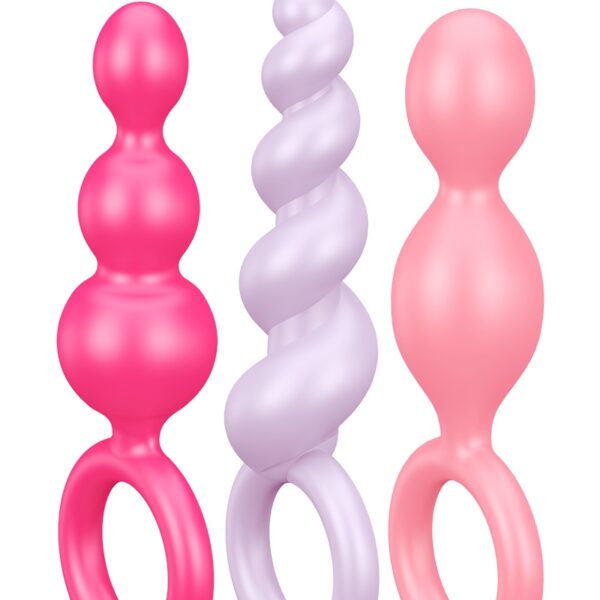 Set de 3 plugs colorés Booty Call – Satisfyer