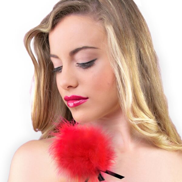 Plumeau 18 cm rouge – Secret Play