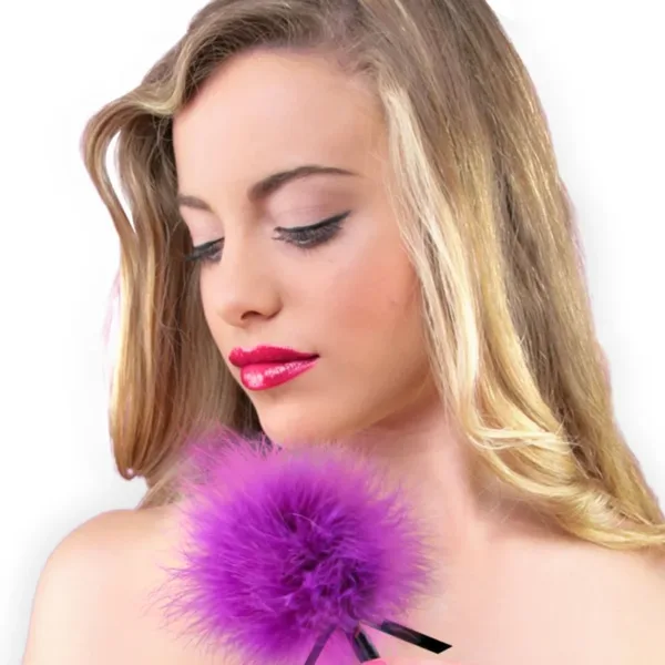 Plumeau 18 cm violet