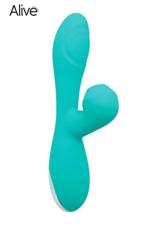 Vibro rabbit Caribbean Shine bleu – Alive - 94edenstreet.com - sexshop en ligne