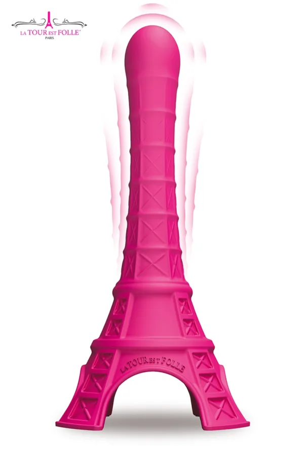 Vibromasseur La Tour Est Folle – rose - 94edenstreet.com - sexshop en ligne
