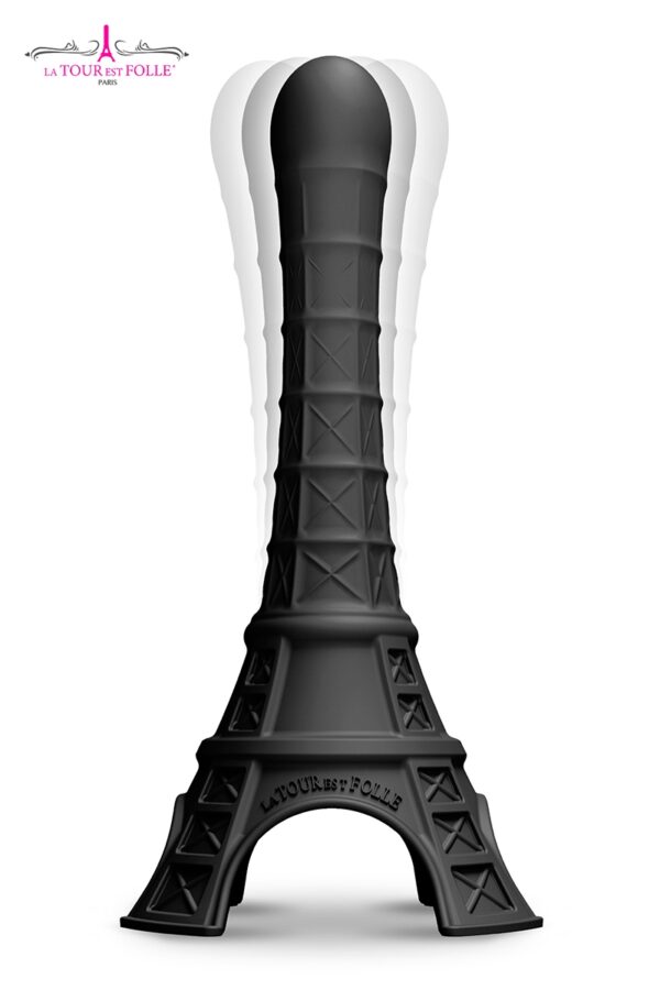 Vibromasseur La Tour Est Folle – noir - 94edenstreet.com - sexshop en ligne