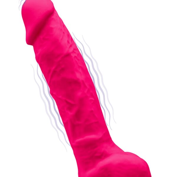 Vibromasseur double densité rose 20 cm – SilexD