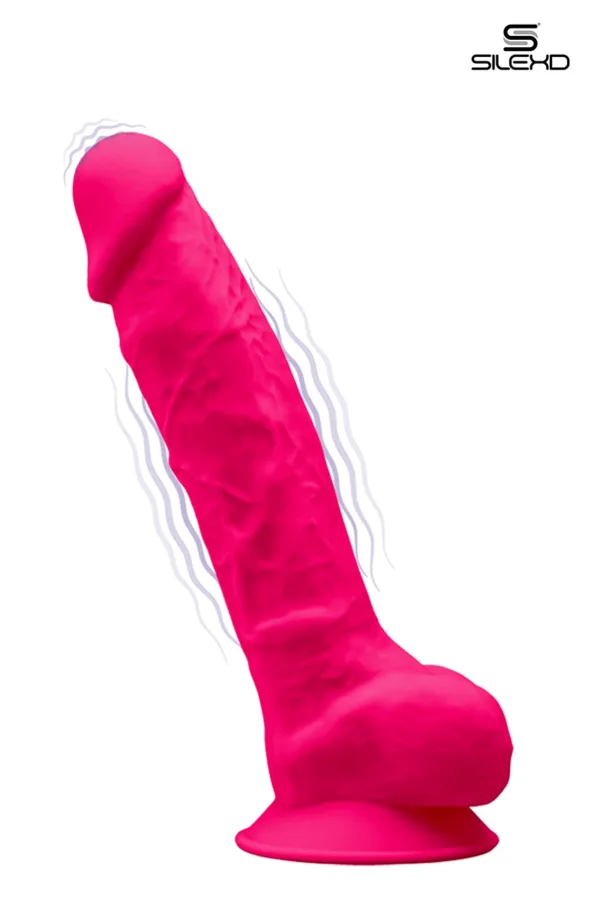 Vibromasseur double densité rose 20 cm – SilexD - 94edenstreet.com - sexshop en ligne