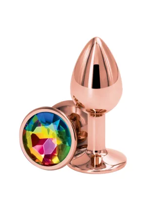 Plug anal aluminium rose gold S – Rear Assets - 94edenstreet.com - sexshop en ligne