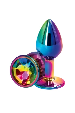 Plug anal aluminium multicolore S – Rear Assets - 94edenstreet.com - sexshop en ligne