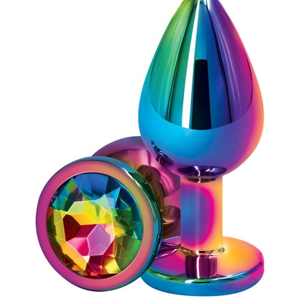 Plug anal aluminium mulitcolore M – Rear Assets