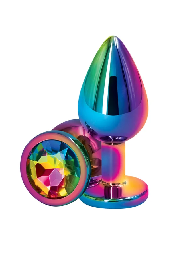 Plug anal aluminium mulitcolore M – Rear Assets - 94edenstreet.com - sexshop en ligne