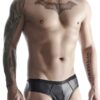 Slip noir wetlook – Regnes - 94edenstreet.com - sexshop en ligne