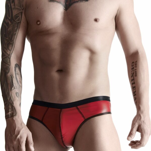 Slip rouge wetlook – Regnes