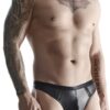 String wetlook noir - Regnes