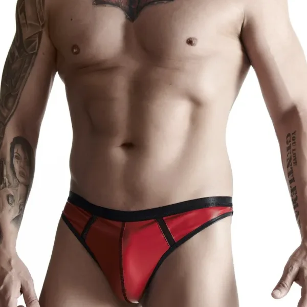 String en wetlook rouge – Regnes