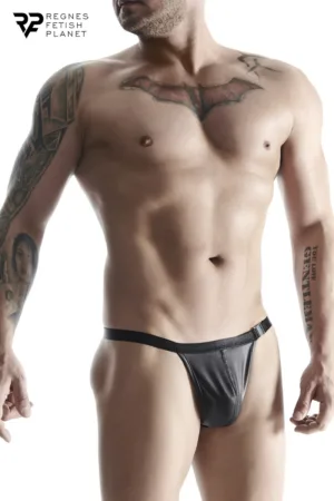 String noir wetlook – Regnes - 94edenstreet.com - sexshop en ligne