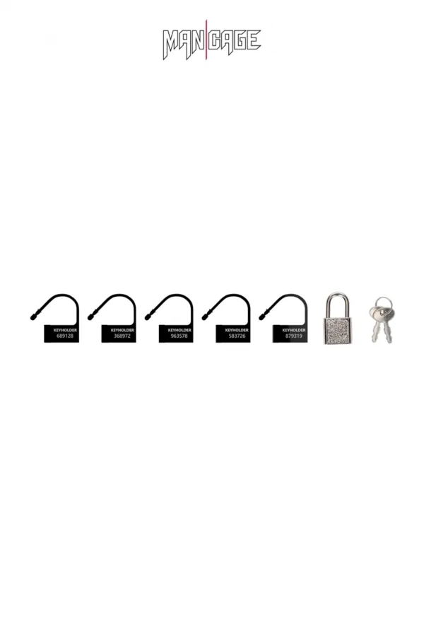 6 Cadenas noir – Mancage - 94edenstreet.com - sexshop en ligne